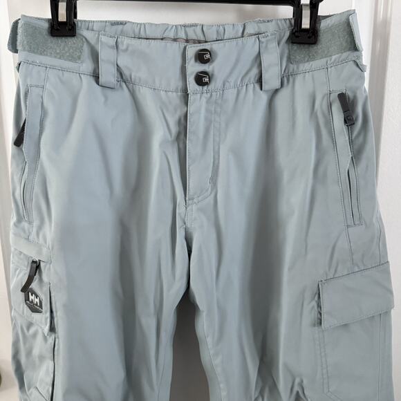 Helly Hansen Snow Pants Womens Small Blue Ski Snowboard Winter Tech Seller Owned - Picture 3 of 14